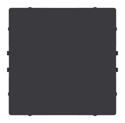 Заглушка Systeme Electric ATLASDESIGN, карбон, ATN001009