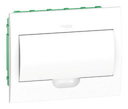 Распределительный шкаф Easy9 12 мод., IP40, встраиваемый, пластик, белая дверь, с клеммами