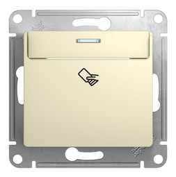 Карточный выключатель Systeme Electric GLOSSA, бежевый