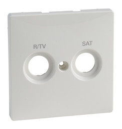 Накладка на розетку телевизионную MERTEN SYSTEM DESIGN, полярно-белый