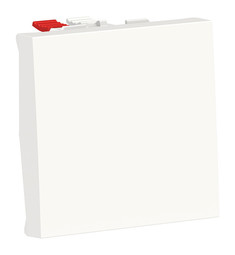 Выключатель 1-клавишный UNICA MODULAR, скрытый монтаж, белый