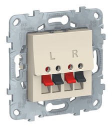 Аудио-розетка UNICA NEW, бежевый