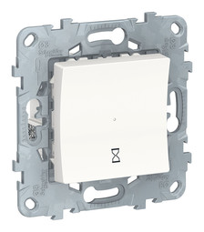 Таймер нажимной UNICA NEW, механический, белый