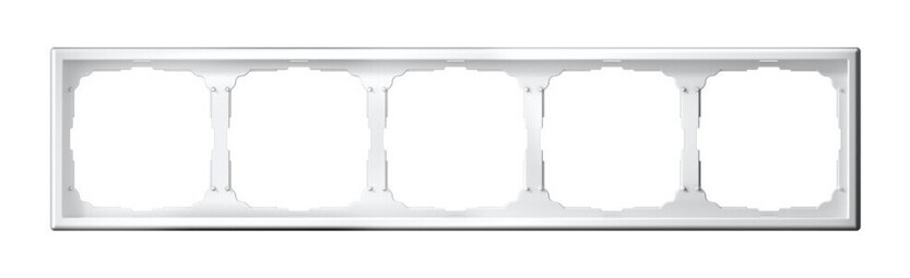 Рамка 5 постов Systeme Electric ARTGALLERY, белый