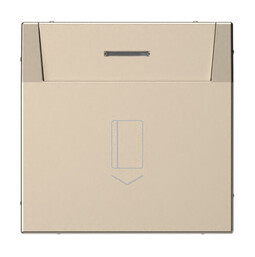 Systeme Electric ArtGallery Шампань Выключатель карточный 10А, без задержки времени, быстр.клемм.