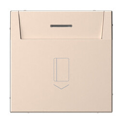 Systeme Electric ArtGallery Песочный Выключатель карточный 10А, без задержки времени, быстр.клемм.