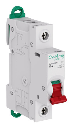 Systeme Electric Systeme9 Выключатель нагрузки (ВН) 1P 40A 230В
