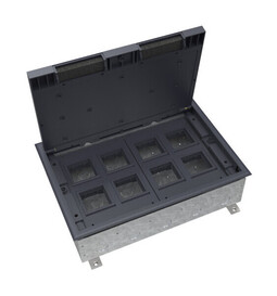 Systeme Elecrtic MultiDesk Люк на 16 модулей IP40 для бетонных полов с монтажной коробкой, тип MDK10