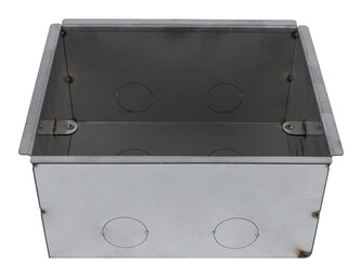 Systeme Elecrtic MultiDesk Сталь Коробка монтажная для бетонных полов для люка на 8 модулей