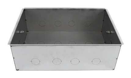 Systeme Elecrtic MultiDesk Сталь Коробка монтажная для бетонных полов для люка на 16/24 модуля