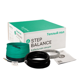 Systeme Electric Теплый пол кабельная секция STEP BALANCE, SBC018075, 18 Вт/м, 75 м, S м²:5,3-9,4. Шаг, см: 7-12,5